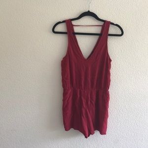 Red romper